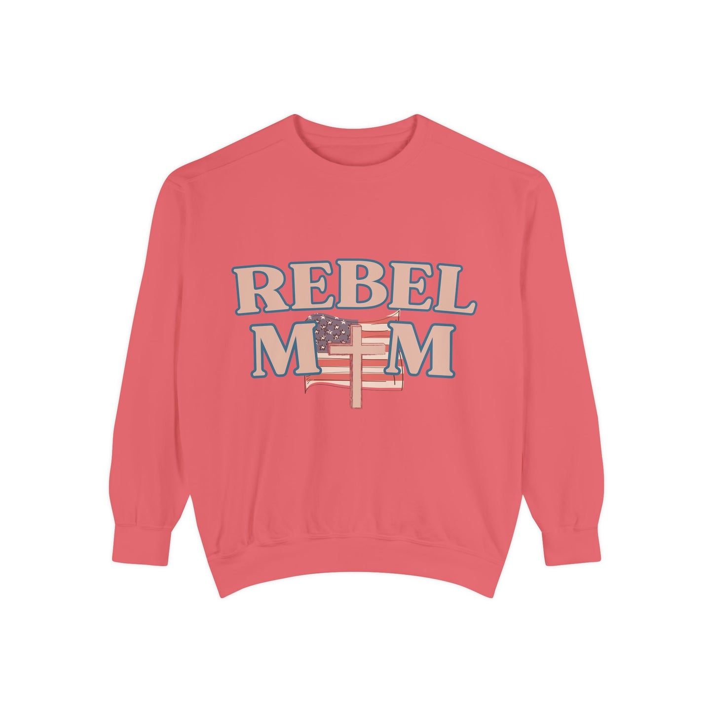 Rebel Mom Flag Sweatshirt
