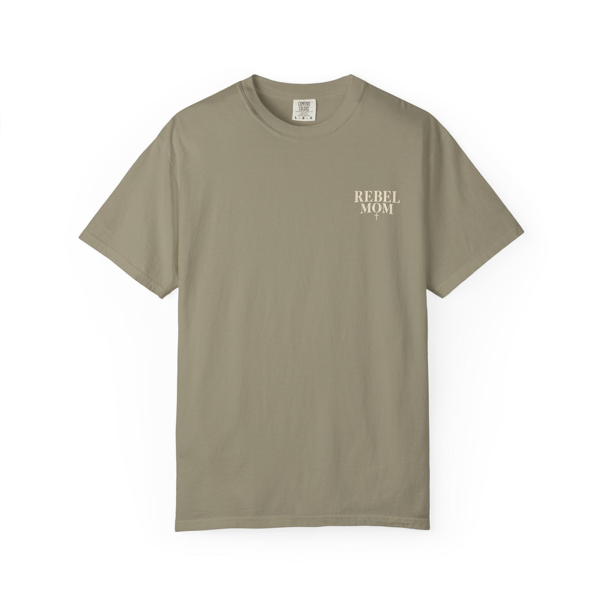 Rebel Mom T-Shirt — Garment-Dyed Casual Tee for Bold Moms