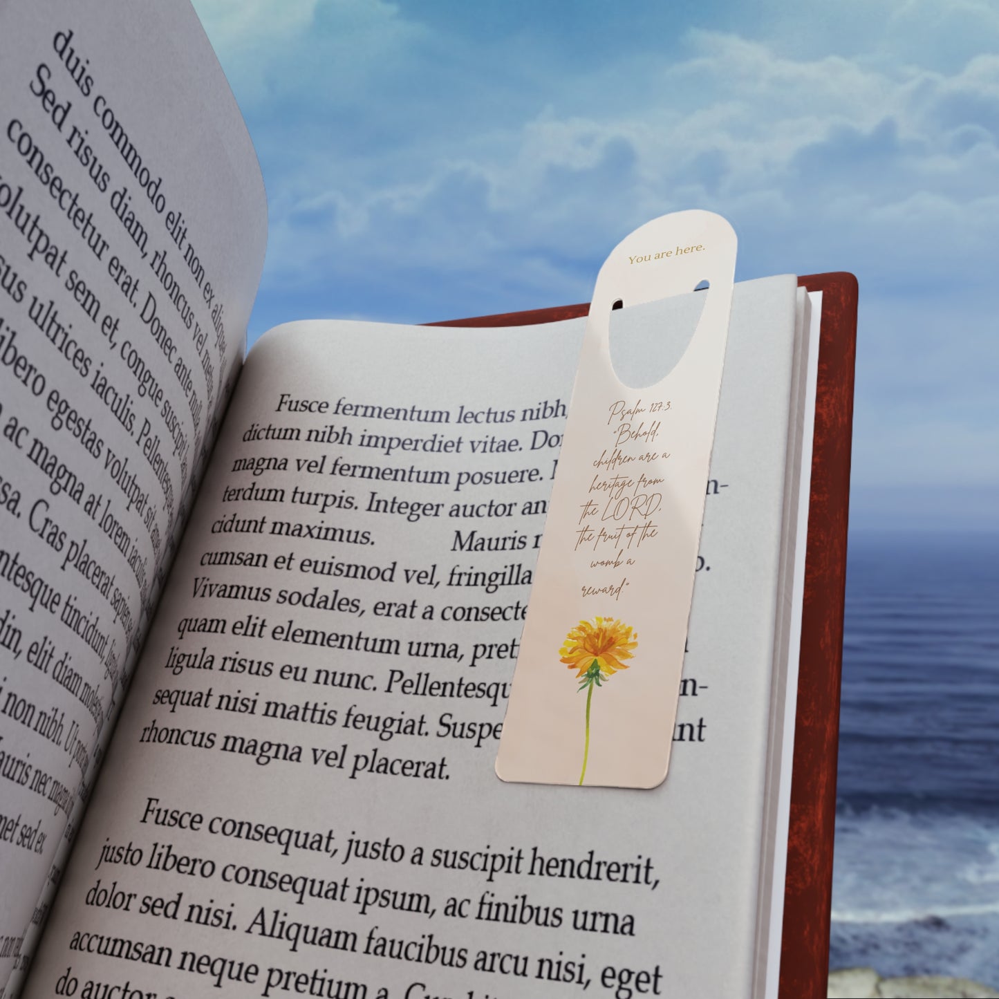 Psalm 127 bookmark