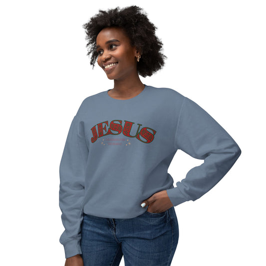 Christian Lightweight Sweatshirt - Jesus the Reason for the Season