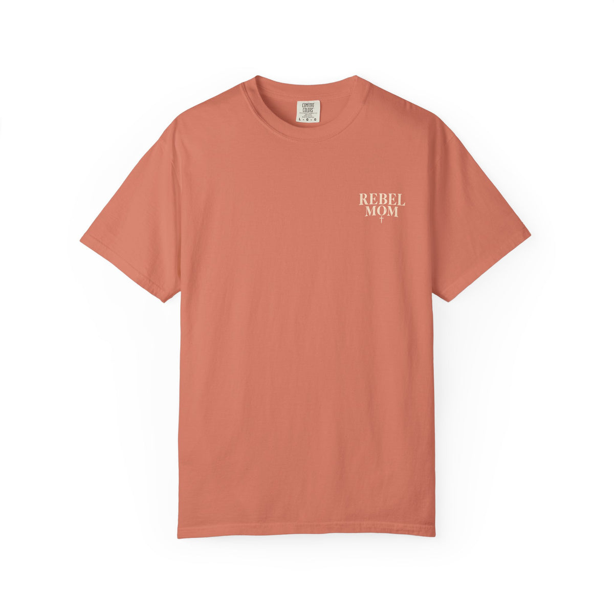 Rebel Mom T-Shirt — Garment-Dyed Casual Tee for Bold Moms