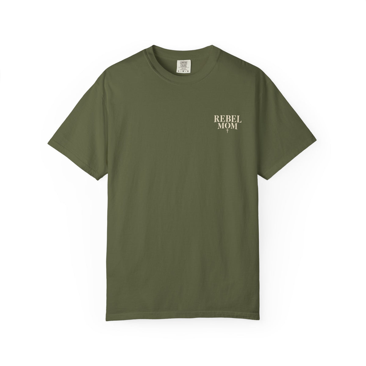 Rebel Mom T-Shirt — Garment-Dyed Casual Tee for Bold Moms