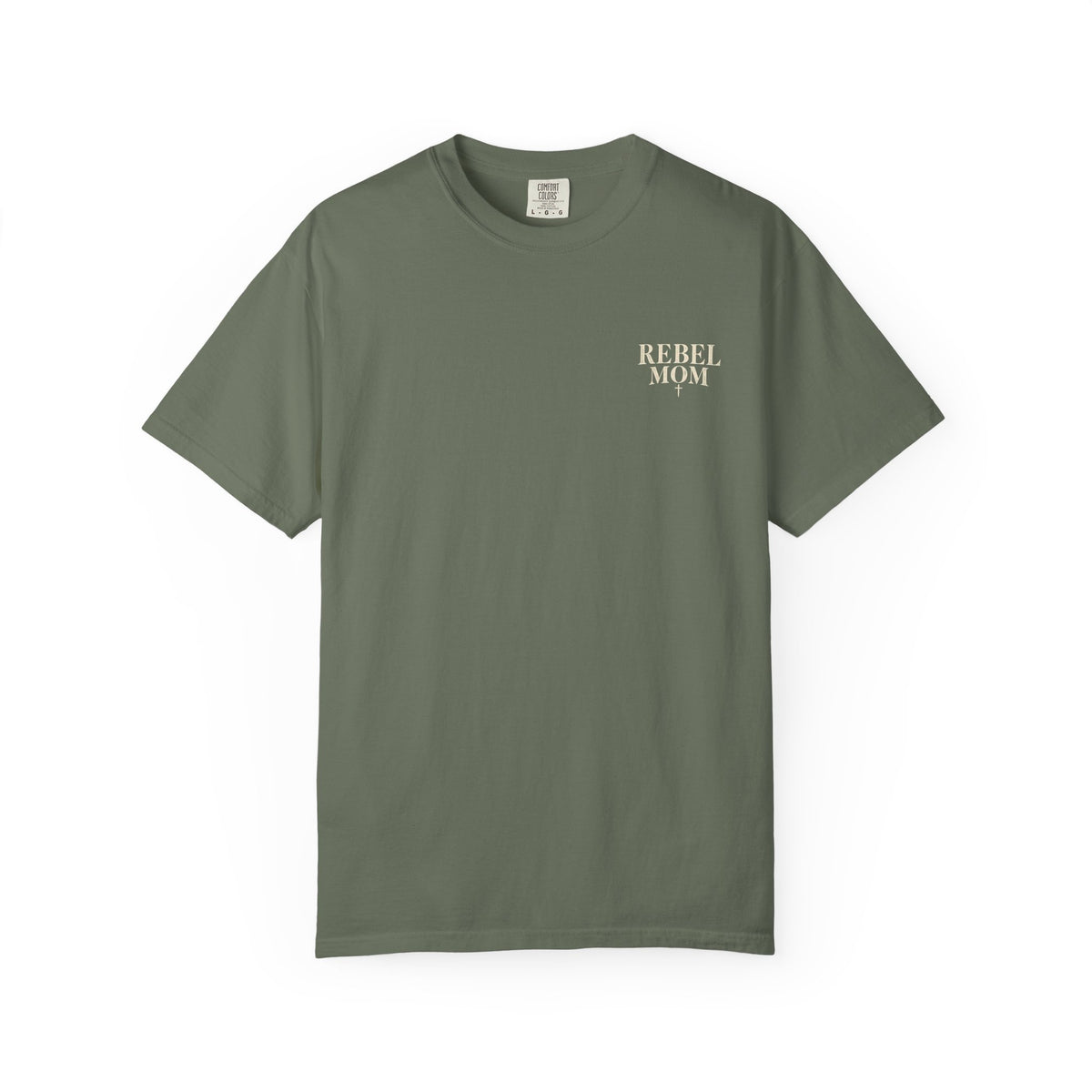 Rebel Mom T-Shirt — Garment-Dyed Casual Tee for Bold Moms