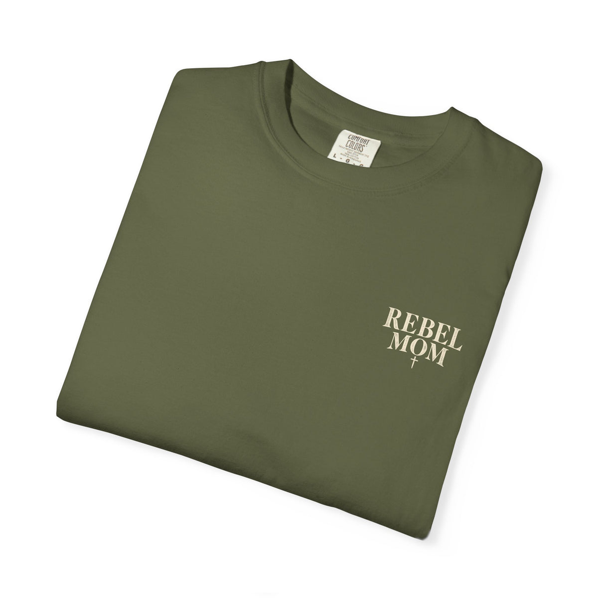 Rebel Mom T-Shirt — Garment-Dyed Casual Tee for Bold Moms