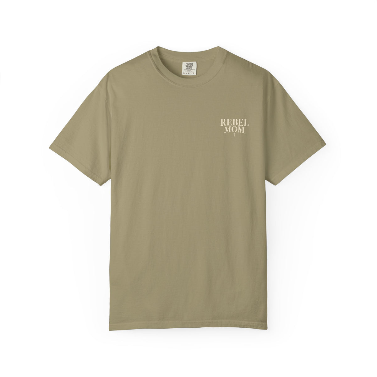 Rebel Mom T-Shirt — Garment-Dyed Casual Tee for Bold Moms