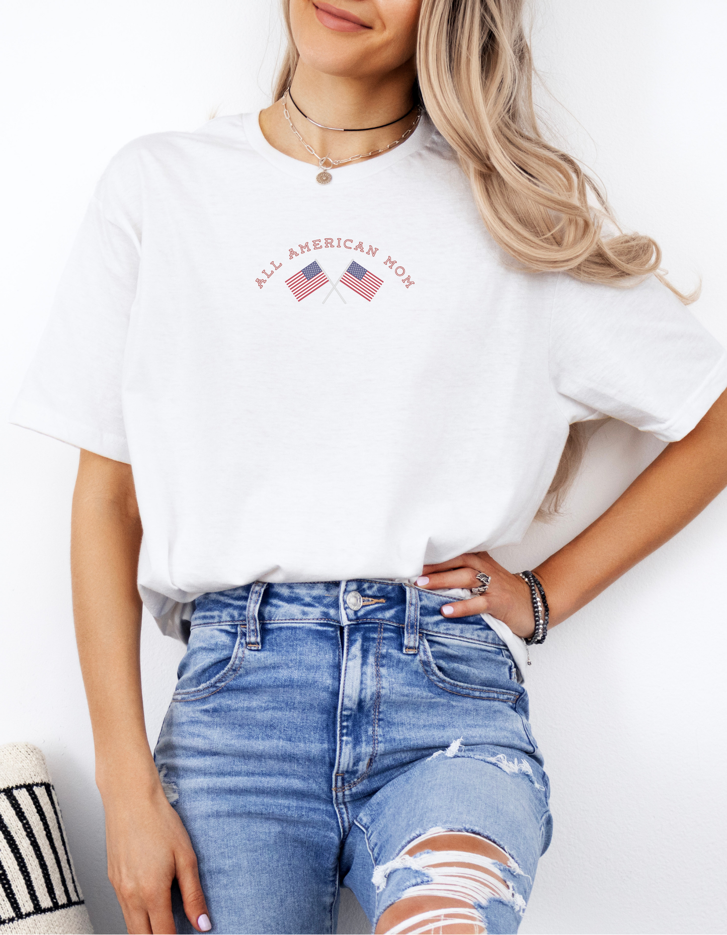 All American Mom Ultra Cotton Tee